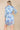 Love Sunshine Blue Pleated Geometric Print Mini Shirt Dress Brunch Dress Casual Dress Dress with Pockets Everyday Dress Long Sleeve Dress LS-5026 Workwear Dress