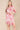 Love Sunshine Pink Pleated Geo Print Mini Shirt Dress Brunch Dress Casual Dress Dress with Pockets Everyday Dress Long Sleeve Dress LS-5026 Workwear Dress