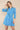 Love Sunshine Blue Mixed Paisley Print Mini Shirt Dress Casual Dress DB Dress with Pockets Everyday Dress Holiday Dress LS-2143 Quarter Sleeve Dress Summer Dress