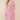 Love Sunshine Pink Leopard Printed Wrapped Midi Dress DB Everyday Dress Garden Party Dress Holiday Dress LS-2314 Short Sleeve Dress Summer Dress Tea Dress Wedding Guest Dress
