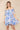 Love Sunshine Blue Pink Paisley Print Bardot Mini Dress LS-1700