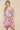 Love Sunshine Pink Green Paisley Print Bardot Mini Dress LS-1700