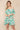 Love Sunshine Green Yellow Paisley Print Bardot Mini Dress LS-1700