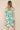 Love Sunshine Green Yellow Paisley Print Bardot Mini Dress LS-1700