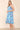 Love Sunshine Blue Palm Leaf Print Strap Midi Dress CM-158