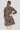 Love Sunshine Brown Geo Print Smock Mini Shirt Dress Brunch Dress Casual Dress DB Dress with Pockets Everyday Dress Long Sleeve Dress LS-2313