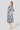 Love Sunshine Navy Geometric Print Midi Shirt Dress Brunch Dress Casual Dress DB Dress with Pockets Everyday Dress LS-2143L Quarter Sleeve Dress Summer Dress Wedding Guest Dress