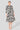 Love Sunshine Mono Geometric Midi Shirt Dress Brunch Dress Casual Dress DB Dress with Pockets Everyday Dress LS-2143L Quarter Sleeve Dress Summer Dress Wedding Guest Dress Workwear Dress