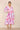 Love Sunshine Pink Allover Print V Neck Maxi Dress DB LS-2255