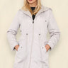Love Sunshine Stone Reversible Faux Fur Rain Coat with Hood LS-6033
