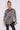 Love Sunshine Black Paisley Print Layer Satin Oversized Shirt LS-5003