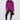 Love Sunshine Purple Brushed Satin Shirt LS-2268