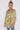 Love Sunshine Olive Green Paisley Print Satin Long Shirt LS-5002