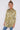 Love Sunshine Olive Green Paisley Print Satin Long Shirt LS-5002