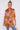 Love Sunshine Fuchsia and Brown Leopard Print Satin Long Shirt LS-5002