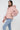Love Sunshine Pink Faux Fur Cuffed Puffer Jacket with Hood LS-2012