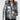 Love Sunshine Metalic Grey Puffer Coat with Faux Fur on Hood LS-9030