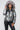 Love Sunshine Metalic Grey Puffer Coat with Faux Fur on Hood LS-9030