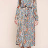 Love Sunshine Paisley Maxi Dress Long Sleeve in Green Love Sunshine Brunch Dress Casual Dress Dress with Pockets Everyday Dress Garden Party Dress Holiday Dress Long Sleeve Dress LS-2037 Wedding Guest Dress Workwear Dress