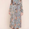 Love Sunshine Paisley Maxi Dress Long Sleeve in Green Love Sunshine Brunch Dress Casual Dress Dress with Pockets Everyday Dress Garden Party Dress Holiday Dress Long Sleeve Dress LS-2037 Wedding Guest Dress Workwear Dress