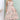 Love Sunshine Peach Floral Printed Asymmetric Strap Midi Dress 2112