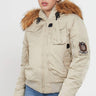 Love Sunshine Beige Bomber Para Jacket LS-2009
