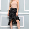 Love Sunshine Daisy Printed Frill Hem Skirt skirts