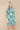 Love Sunshine Green Palm Leaf Print Mini Shirt Dress Casual Dress Dress with Pockets Everyday Dress Holiday Dress LS-2143 Quarter Sleeve Dress Summer Dress