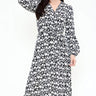 Love Sunshine Black Floral Printed V Neck Midaxi Dress LS-2247