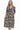 Love Sunshine Camel Zebra Printed Wrapped Midi Dress LS-2258